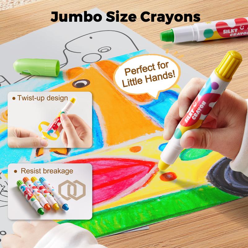 Jumbo Silky Crayons