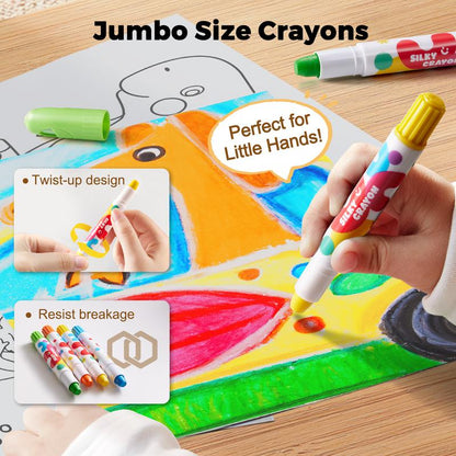Jumbo Silky Crayons